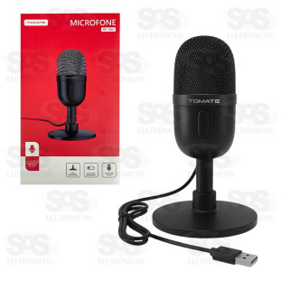 Microfone Condensador de Mesa USB Tomate MT-1061