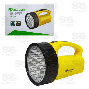 Lanterna LED Holofote Potente Recarregável DP-1706