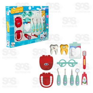 Kit Dentista Divertido 12 Peças Pica Pau 902