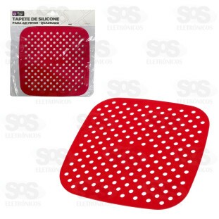 Tapete Protetor Quadrado De Silicone Para Air Fryer 19CM TOP1029