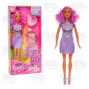 Boneca Blush Life Polibrinq MK4094