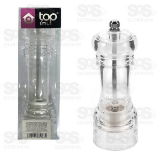 Moedor de Tempero Manual Acrílico Top Útil TOP2020