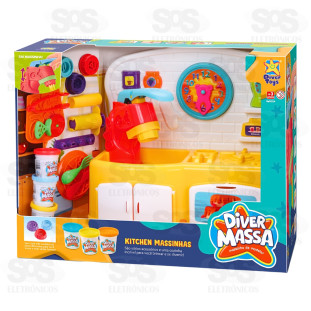 Kit Massinha Kitchen Divertoys 8124