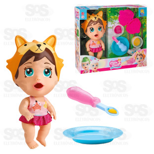 Boneca Little Dolls Bichinhos Faz Caquinha Divertoys 8187
