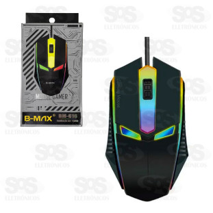 Mouse Gamer Com Fio RGB B-Max BM-616