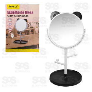 Espelho De Maquiagem Orelhinhas B-Max BM-F1709