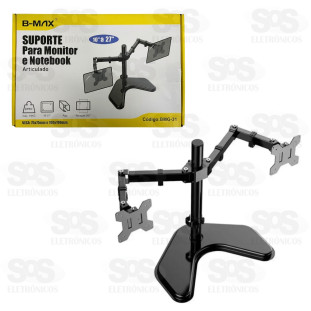 Suporte Duplo Articulado Para Monitor B-Max BMG-31