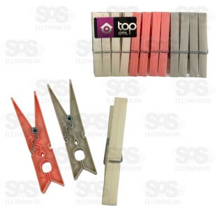 Conjunto Prendedores 24 Peças TOP0751