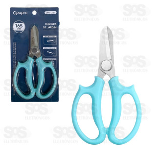 Tesoura de Jardim Aço Para Poda e Flores OPA-C237