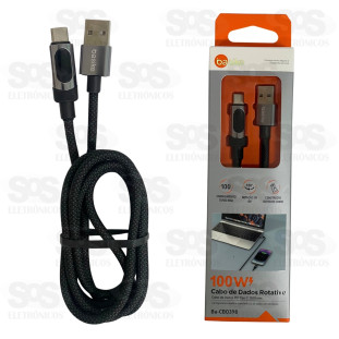 Cabo de Dados Turbo 100W Type C 120CM Basike CBO398