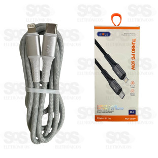 Cabo De Dados Type C Para Lightning 1 Metro Inova MD-13169