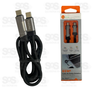 Cabo de Dados Turbo 65W Type C 120CM Basike CBO402