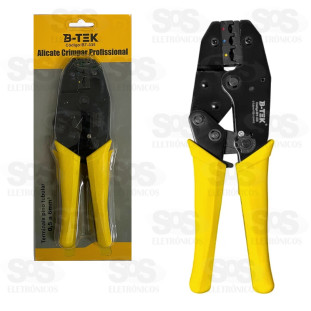 Alicate de Crimpar Com Pressão B-Tek BM-335