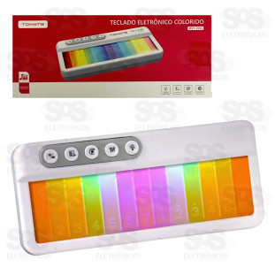 Mini Teclado Eletrônico Com LED Tomate MSY-9992