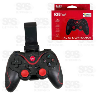 Controle Gamepad Sem Fio Para Celular e PC Altomex AL-G7 K