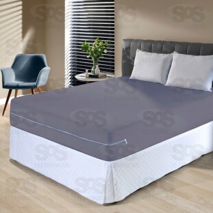 Capa De Colchão Com Zíper Casal 3312