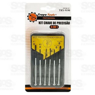 Jogo de Ferramentas Precisão 6 em 1 TRY-9190