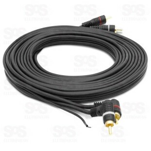 Cabo 2RCA+2RCA Blindado 5 Metros