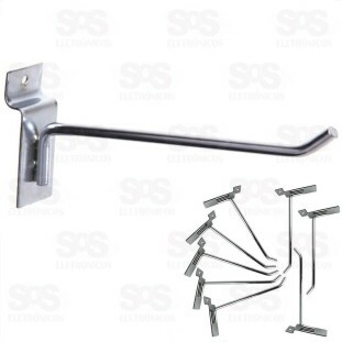 Gancho Metálico Para Painel Canaletado 0.5mmx20cm Barcelona BAR-22401-1