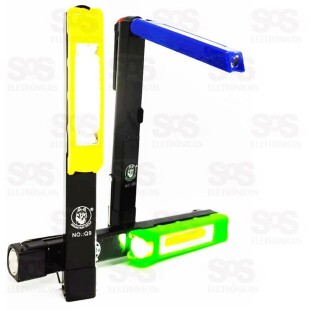 Lanterna LED Bastão Com Pisca E Imã Caixa Com 18 Unidades Q9