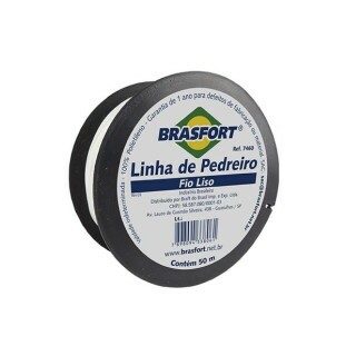 Linha Para Pedreiro Fio Liso 100 Metros Brasfort 7020