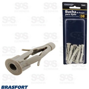 Bucha 06 Tijolo Baiano Cartela Com 10 Unidades Brasfort 7664