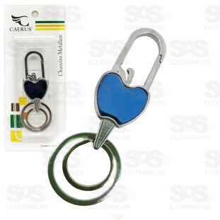 Chaveiro Metálico Maçã Caerus CRS-1096