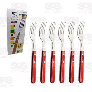 Kit Garfo De Mesa Opala/Madras Com 12 Unidades CRS-2628/CRS-1101