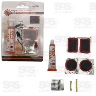 Kit Reparo Remendo Para Pneus Troya Tools 6036