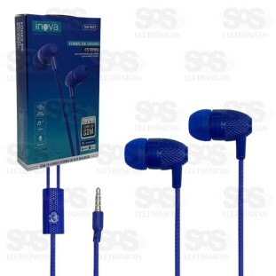 Fone De Ouvido Estéreo Com Microfone Inova FON-9827