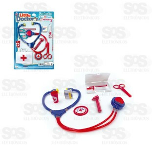 Kit Médico Little Doctor 10 Peças Pica-Pau 0595