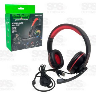 Fone Headset Gamer Com LED TecDrive PX-13