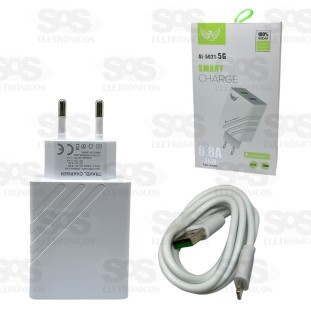 Carregador Rápido Iphone 6.8A 36W Altomex AL-5021-5G