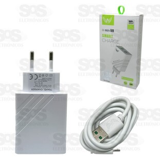 Carregador Rápido Micro USB V8 6.8A 36W AL-5021-V8