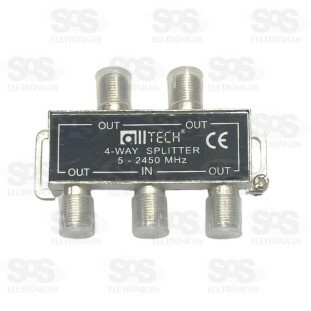Divisor Antena 1x4 Alta Unitário AllTech