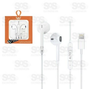 Fone De Ouvido Com Fio E Microfone Para Iphone Lightning A-905-5G