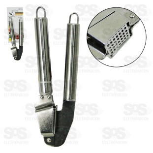 Espremedor De Alho Aço Inox Caerus CRS-1191