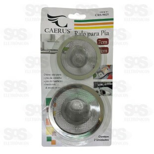 Kit Ralo Para Pia 7 e 9 CM Aço Caerus CRS-9025
