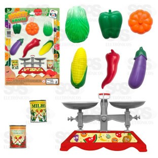 Kit Hortifruti 9 Peças Pica Pau 847
