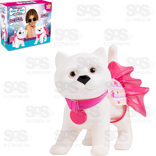 Meu Pet Gato Desfile Com Acessórios Em Vinil Anjo 2239