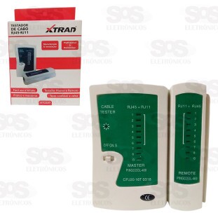 Testador De Cabo De Rede RJ45 e RJ11