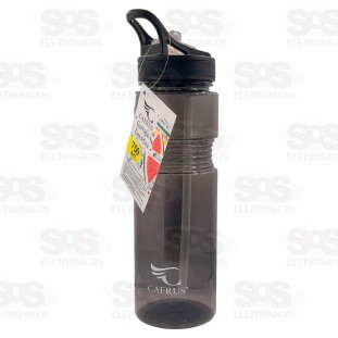 Garrafa Esportiva Transparente 750ml Caerus CRS-1726
