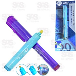 Caneta Detectora de Dinheiro Falso Luatek LT-422