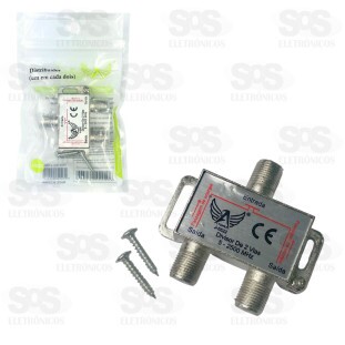 Divisor Antena 1x2 Alta Unitário Altomex J-5522