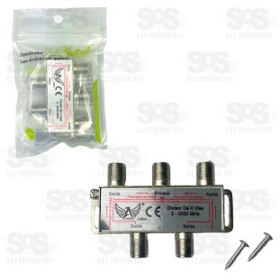 Divisor Antena 1X4 Alta Unitário Altomex J-5524