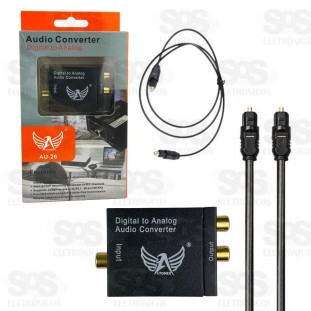 Conversor Áudio Digital Para Analógico RCA Altomex AU-26