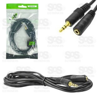 Cabo Emenda P2 Macho x Fêmea 2 Metros X-Cell XC-P2-J2