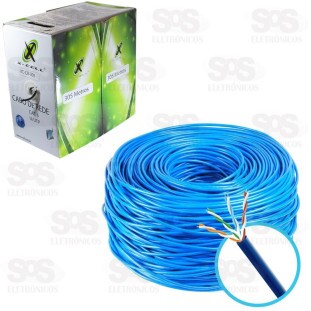 Cabo de Rede(LAN) Azul 305 Metros X-Cell