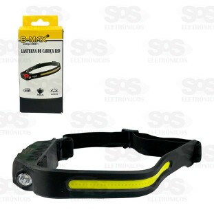 Lanterna LED De Cabeça Com Sensor B-Max BM-811