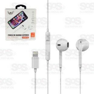 Fone de Ouvido com Fio e Microfone para Iphone Altomex A-808-5G